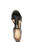 MICHAEL KORS sandales sievietēm, Melna, Berkley mid wedge