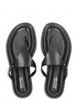 MICHAEL KORS sandales sievietēm, Melna, Daniella flat thong