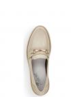 RIEKER loafer stila apavi sievietēm, Balta, LOAFERS