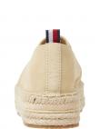 TOMMY HILFIGER sieviešu brīvā laika apavi, Krēmīga/Smilšu, Embroidered flatform leisure