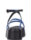 TOMMY HILFIGER sandales sievietēm, Melna, Strap platform sandals