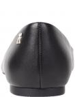 TOMMY HILFIGER balerīnas tipa apavi sievietēm, Melna, Essential pointed ballerina