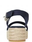 TOMMY HILFIGER sandales sievietēm, Zila, Mid wedge sandal