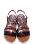 MARCO TOZZI sandales sievietēm, Melna, SANDALS