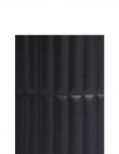 CALVIN KLEIN mugursoma vīriešiem, Melna, Vertical lines flap backpack
