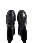 CALVIN KLEIN JEANS zābaki sievietēm, Melna, Flatform high lace up booties
