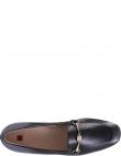 HOGL loafer stila apavi sievietēm, Melna, Close loafers