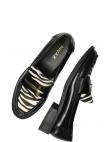 MEXX loafer stila apavi sievietēm, Melna, Pauline loafers