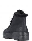 RIEKER zābaki sievietēm, Melna, Ladies mid height boots