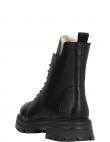 RIEKER zābaki sievietēm, Melna, Ladies mid height boots