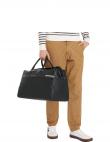 TOMMY HILFIGER rokassomiņa vīriešiem, Melna, Corp texture duffle