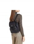 TOMMY HILFIGER mugursoma sievietēm, Melna, Poppy reform flap backpack