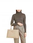 TOMMY HILFIGER plecu soma sievietēm, Krēmīga/Smilšu, Her satchel mono