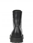 TOMMY JEANS zābaki vīriešiem, Melna, Lace up mid boot smooth