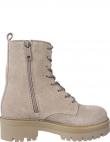 TOMMY JEANS zābaki sievietēm, Krēmīga/Smilšu, Urban lace up booties
