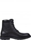 TOMMY HILFIGER zābaki ar apsildi vīriešiem, Melna, Outdoor warm boot