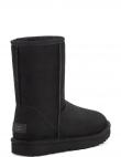UGG apsildāmi zābaki sievietēm, Melna, Classic short II warm boots