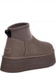 UGG apsildāmi zābaki sievietēm, Pelēka, Classic mini dipper warm boots