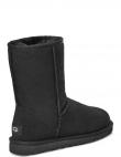 UGG apsildāmi zābaki vīriešiem, Melna, Classic short warm boots