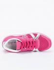 ARMANI JEANS sieviešu spilgti rozā sportiski apavi