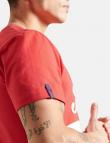 SUPERDRY vīriešu sarkans kokvilnas krekls COLLEGIATE GRAPHIC T-SHIRT