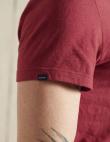 SUPERDRY vīriešu sarkans kokvilnas krekls VINTAGE LOGO EMB T-SHIRT