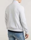 SUPERDRY vīriešu pelēks ar aizdari džemperis ar augstu apkakli OL CLASSIC ZIP HOOD SWEATER