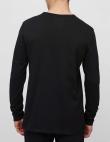 MARC O POLO vīriešu melns krekls ar garām piedurknēm