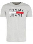 TOMMY JEANS pelēks vīriešu krekls