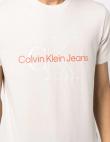 CALVIN KLEIN JEANS vīriešu krēmīgs krekls
