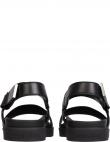 CALVIN KLEIN vīriešu melnas sandales Back strap sandal