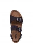GEOX vīriešu melnas sandales SANDALS GHITA