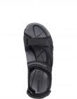 GEOX vīriešu melnas sandales SANDALS STRADA