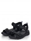 RIEKER REVOLUTION sieviešu melnas sandales SANDALS