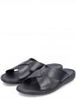 RIEKER vīriešu melnas čības SLIPPERS