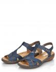 RIEKER sieviešu zilas sandales SANDALS