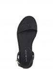 TOMMY HILFIGER sieviešu melnas sandales Rope flatform sandals