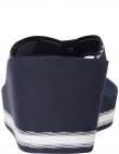TOMMY HILFIGER sieviešu zilas čības Webbing wedge sandal
