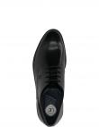 BUGATTI vīriešu melnas klasiskās kurpes Livorno Flex Evo formal