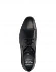 BUGATTI vīriešu melnas klasiskās kurpes Leagro formal