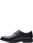 CLARKS vīriešu melnas klasiskās kurpes Un Hugh Lace formal