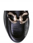 HOGL sieviešu melnas plakanas kurpes Fred loafers