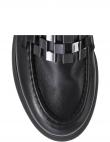 HOGL sieviešu melnas plakanas kurpes Freddie loafers