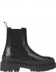 TOMMY JEANS balti sieviešu zābaki Padded flat boot