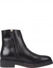 TOMMY HILFIGER sieviešu melni zābaki Feminine essential biker boot