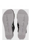 CALVIN KLEIN JEANS čības sievietēm, Melna, Flatform sandal webbing