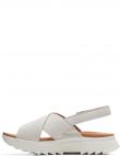 CLARKS sandales sievietēm, Balta, DashLite Wish sandals