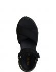 GEOX sandales sievietēm, Melna, Sorapis grip sandals