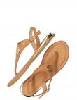 MEXX sandales sievietēm, Krēmīga/Smilšu, Nyobi sandals