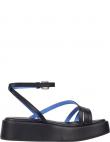 TOMMY HILFIGER sandales sievietēm, Melna, Strap platform sandals
